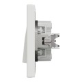 Вимикач двоклавішний Schneider Electric Asfora Білий (EPH0300121)