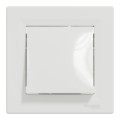 Вимикач одноклавішний Schneider Electric Asfora Білий (EPH0100121)