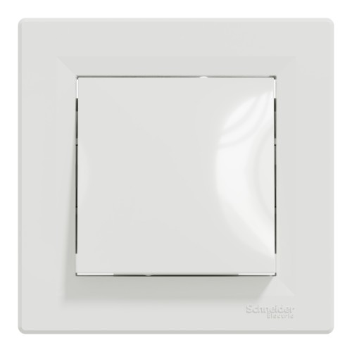 Вимикач одноклавішний Schneider Electric Asfora Білий (EPH0100121)