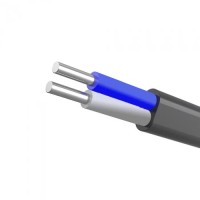 Кабель силовой монолит АВВГнг-LS П 2x4.0(КУ) алюминий (KUa121-324)