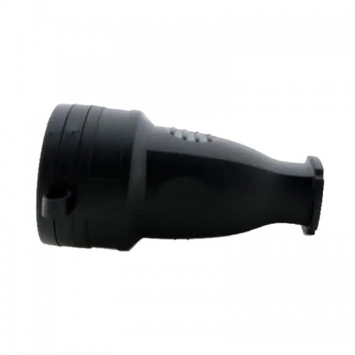 Гніздо ТЕССО Каучук із заземленням з кришкою чорне 1шт/уп (TA 4002)