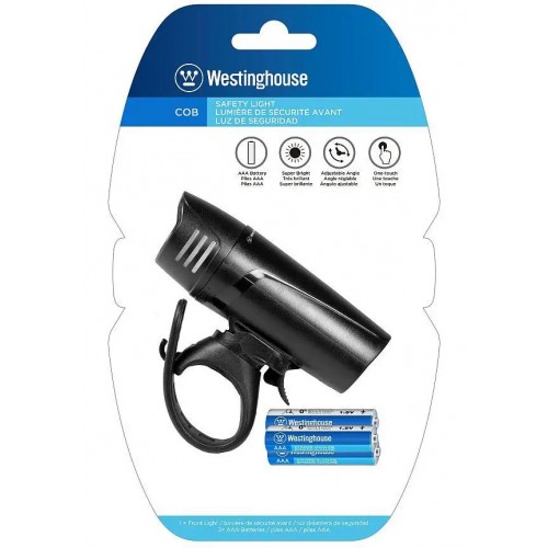 Ліхтар LED фара велосипедний WF206 + 3xAAA/LR03 батарейки в комплекті (WF206-3LR03BP)