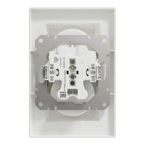 Розетка подвійна без з/к 16A Schneider Electric Asfora біла (EPH9700121)