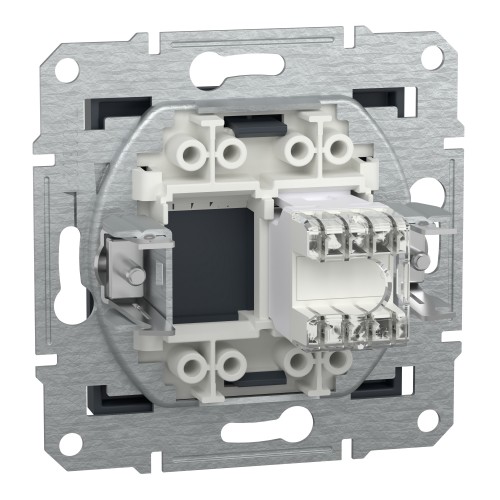 Розетка комп'ютерна Schneider Electric EPH4300171 Asfora пластик Антрацит (11486042)