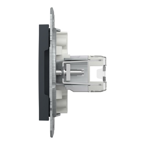 Розетка комп'ютерна Schneider Electric EPH4300171 Asfora пластик Антрацит (11486042)