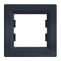 Рамка одномісна Schneider Electric Asfora Антрацит (EPH5800171)