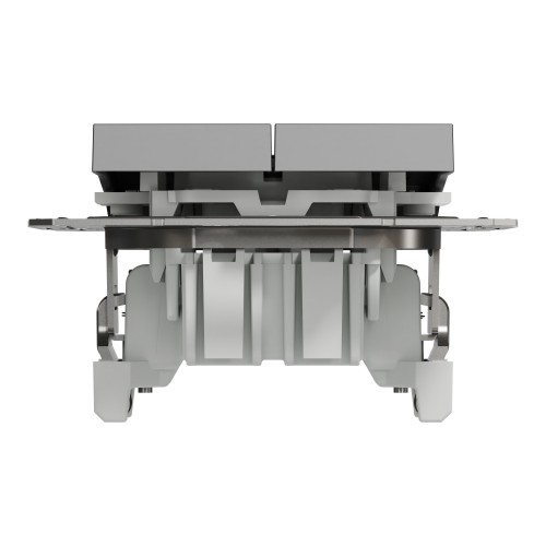 Вимикач 2-клавішний Schneider Electric EPH0300171 Asfora пластик Антрацит (10624093)