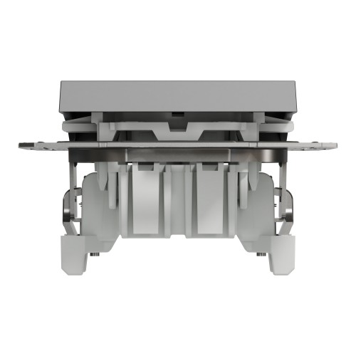 Перемикач прохідний 1-клавішний Schneider Electric EPH0400171 Asfora пластик Антрацит (10624083)