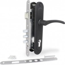 Замок врезной Арико ЗВ-7 (с ручкой черная) (90004055)