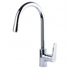 змішувач MARMORE Ø35 для кухні J-вилив на гайці Corso (DB-4B138C)