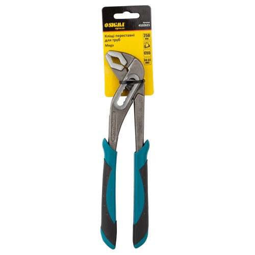 Клещи переставные для труб 250мм Mega SIGMA
