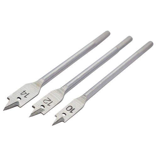 Набір свердл по дереву перових 3шт (Ø10, 12, 14мм; довжина 150мм) GRAD (1314615)