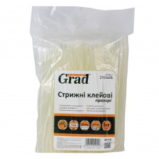 Стрижні клейові Ø8×200мм 114шт 1кг (прозорі) GRAD