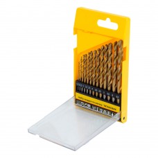 Набір свердел по металу HSS-TiN титанових 13шт 1.5-6.5мм (пласт кейс) SIGMA (1193071)