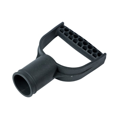 Лопата для прибирання снігу пластикова з алюмінієвої планкою 435×470×10мм (чорна) GRAD